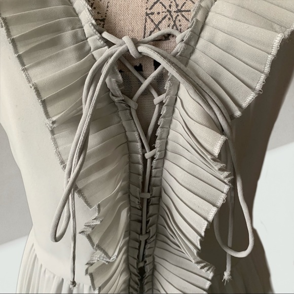 Light grey corset front dress MED - Picture 3 of 6